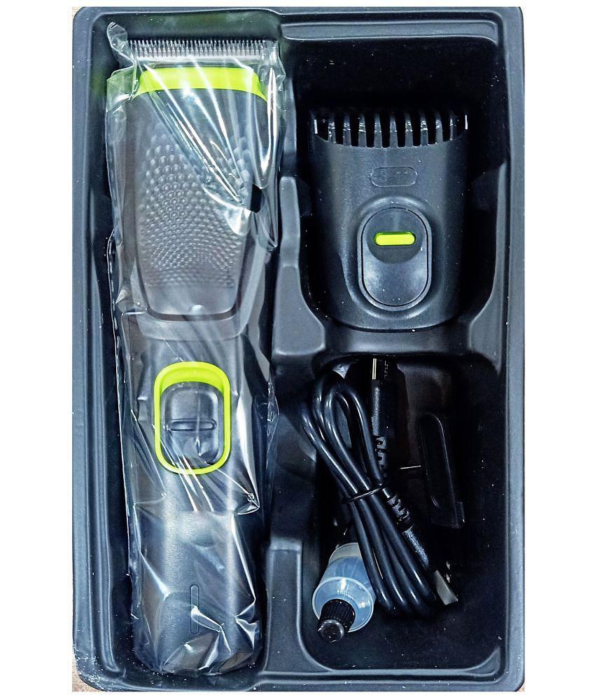 geemy Rechargeable Black Cordless Beard Trimmer With 45 minutes Runtime