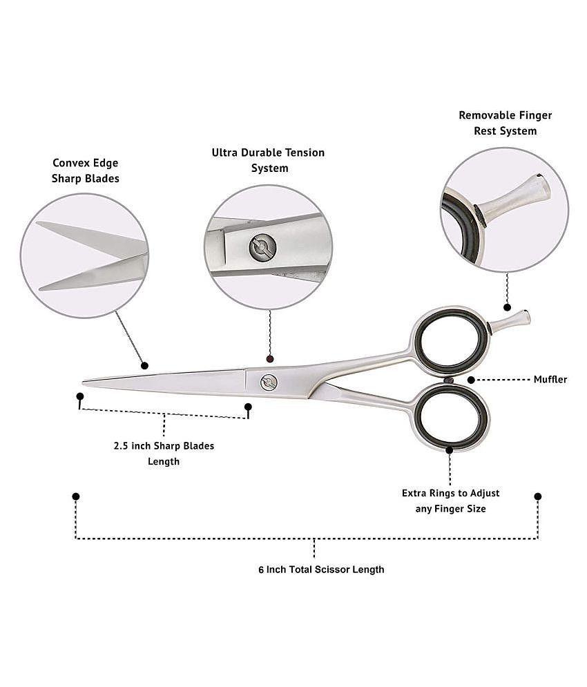 Verceys Scissor S-133-S-145 Barber Moustache Scissors Pack of 2