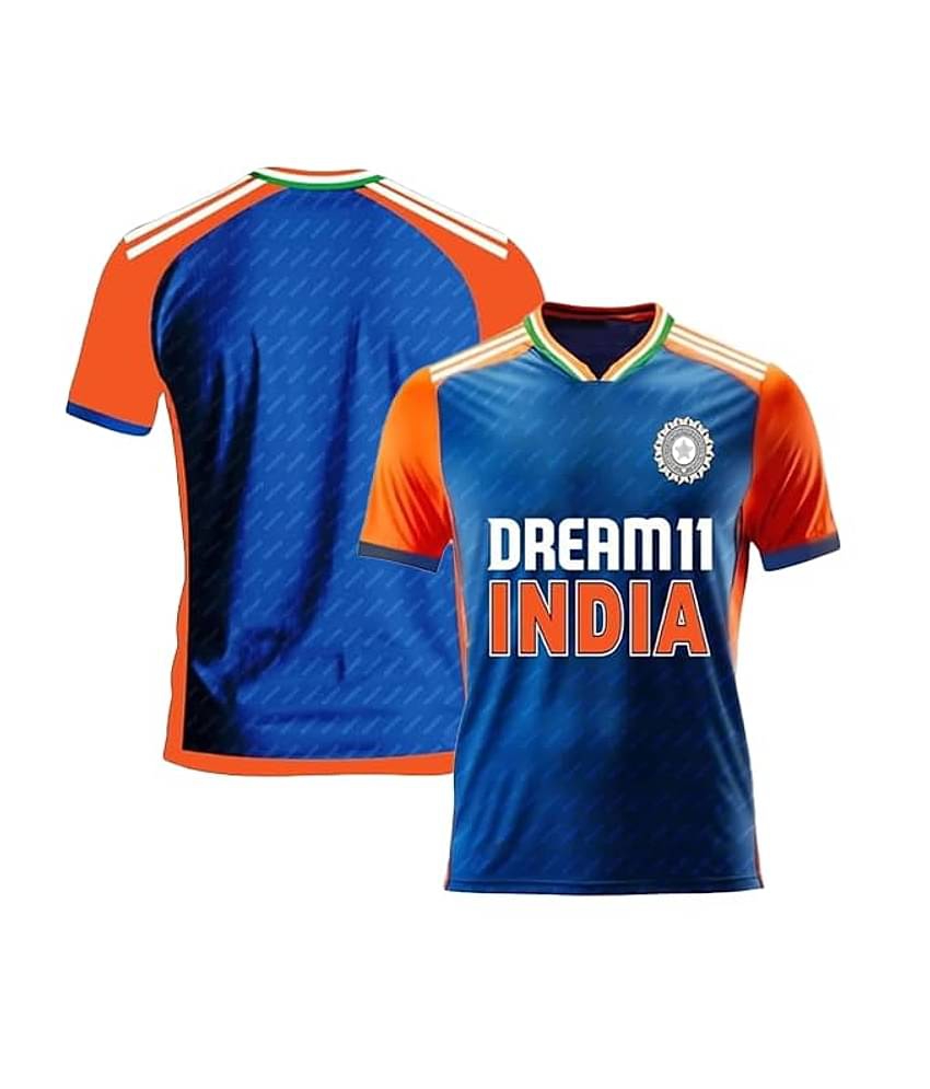 Latest Men India Orange ODI Cricket World Cup Jersey - XL 2025 at ShopCircuit | ONDC