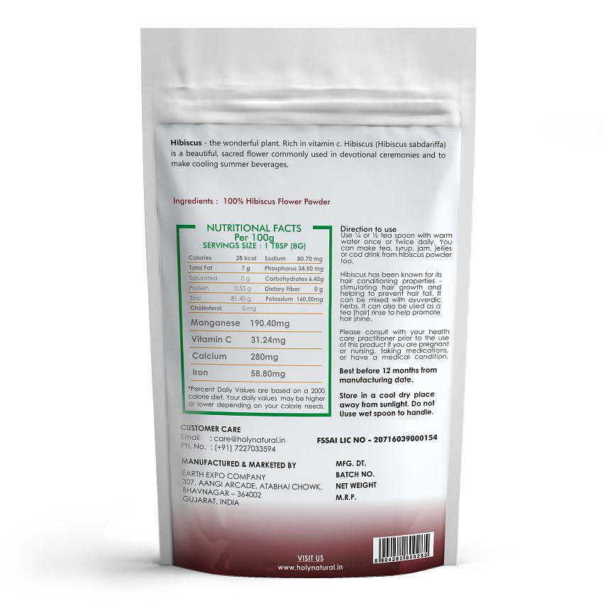 Holy Natural Hbiscus Powder 500 gm Vitamins Powder