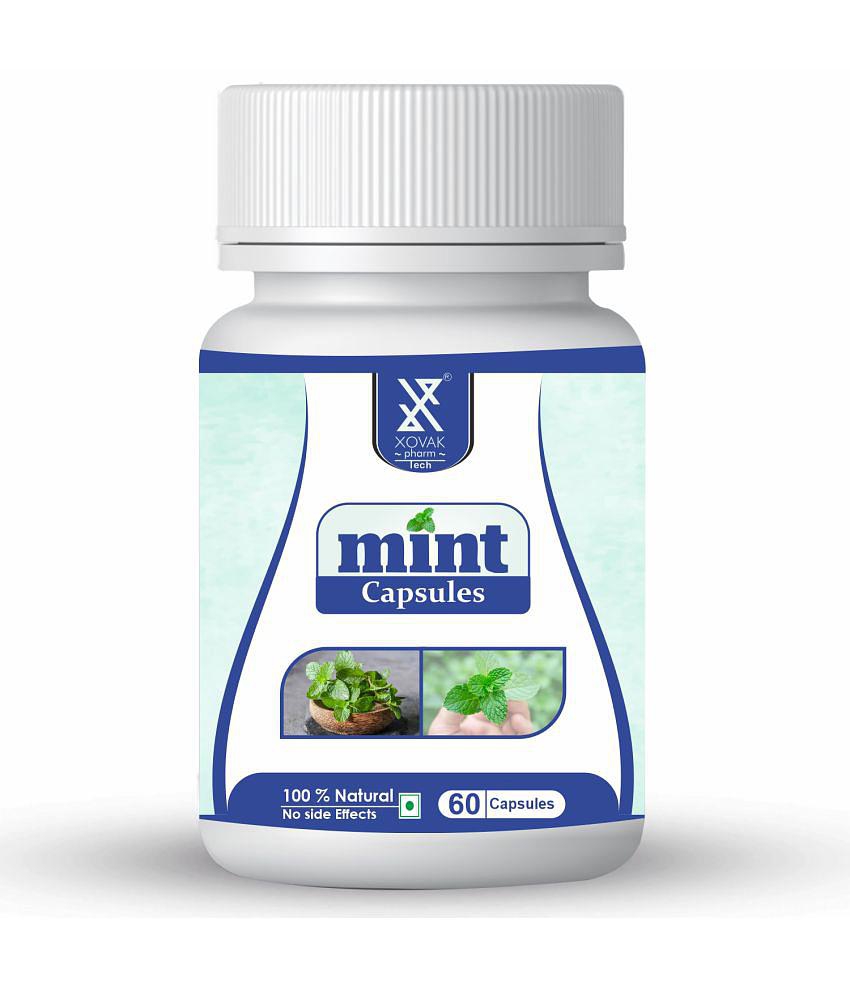 xovak pharmtech Organic Mint Capsule 50 gm Pack Of 1