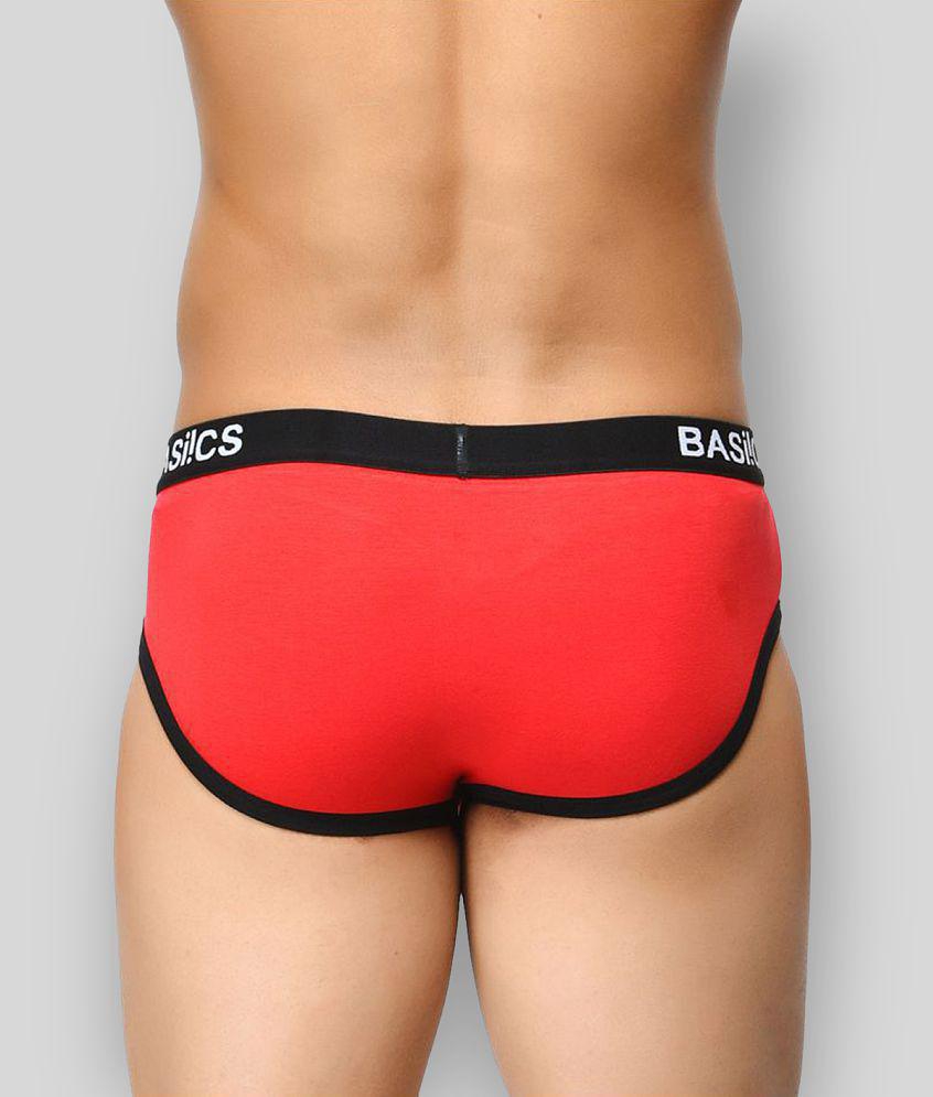 Sophisticated Men BASIICS By La Intimo - Multicolor Cotton Blend Men''s Briefs ( Pack of 2 ) - S