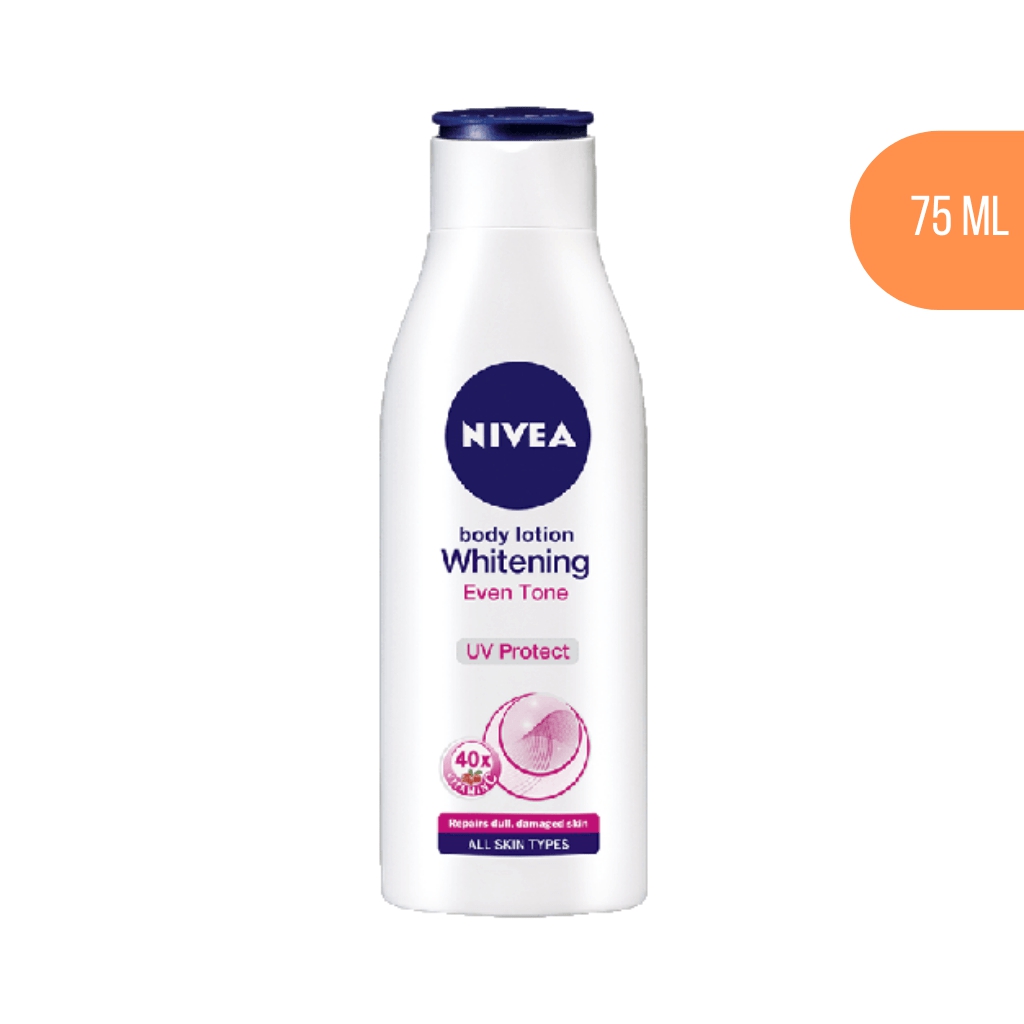 Nivea Body Lotion Whitening Even Tone UV Protect 75 Ml