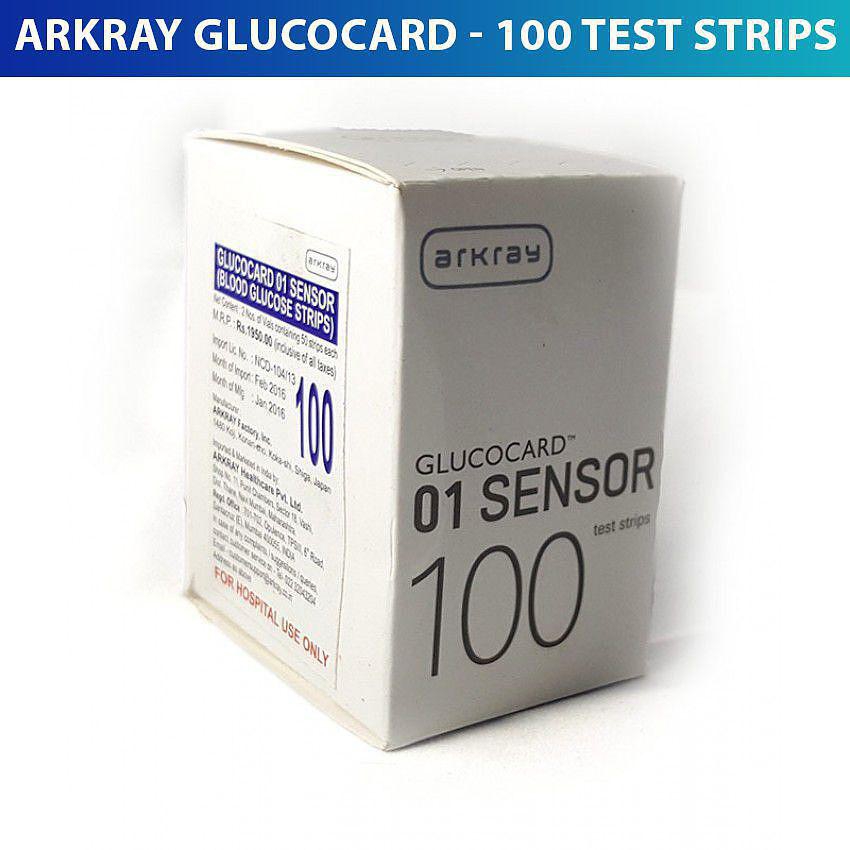 Arkray Glucocard 01 Sensor 100 STRIPS Expiry Dec 2023