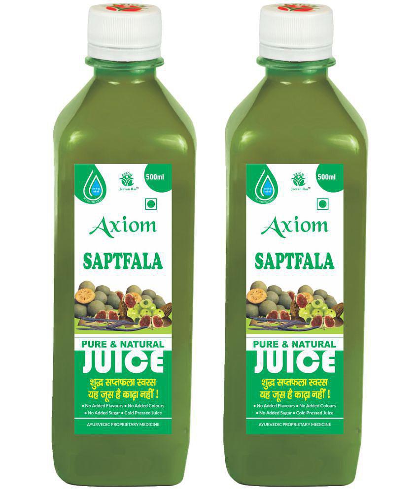 Axiom Saptfla juice 500ml (Pack of 2)| 100% Natural WHO-GLP,GMP,ISO Certified Product