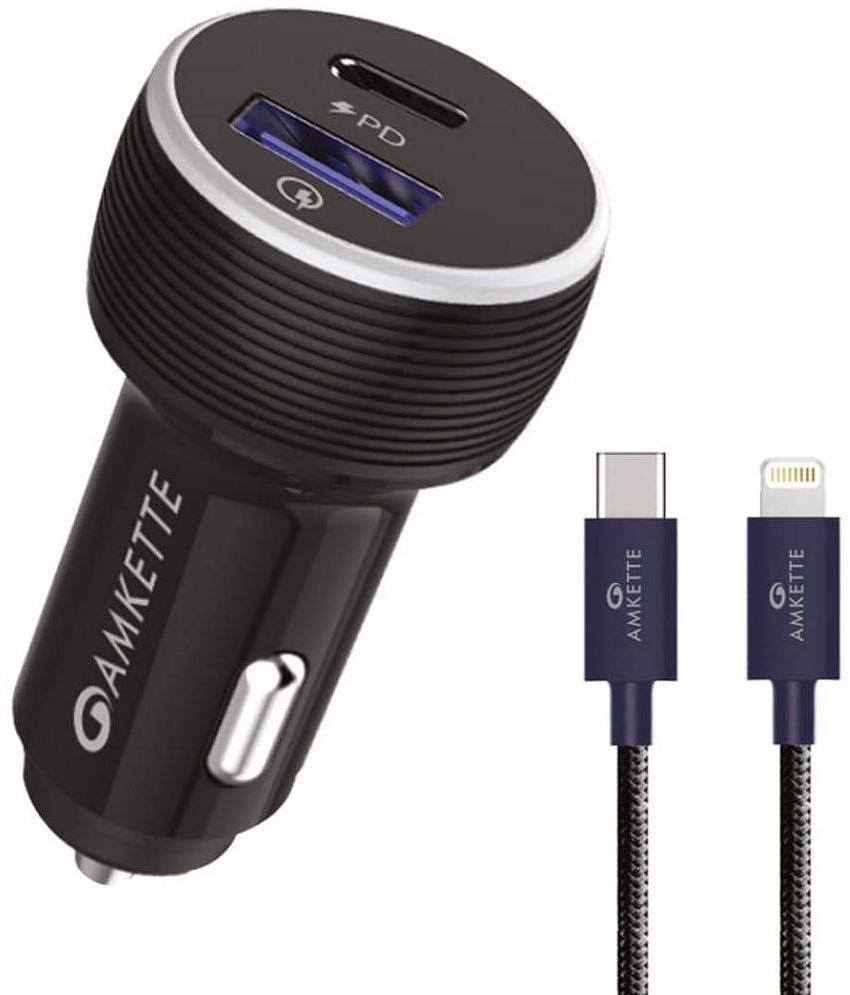 Amkette Car Mobile Charger 846CI Black