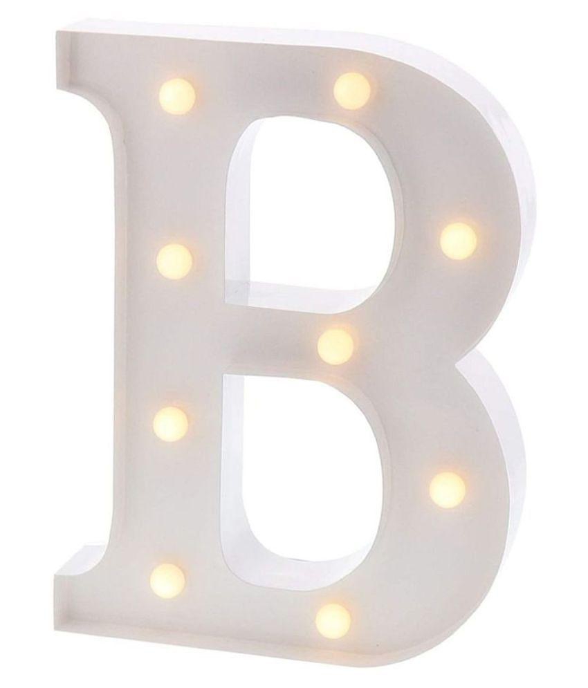 MIRADH LED Marquee Letter Light,(Letter-B) LED Strips - Yellow