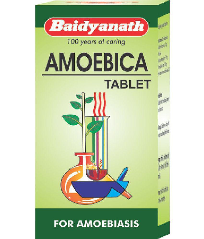 Baidyanath Amoebica Tablets For Amoebiosis, Ayurvedic Diarrhea Medicine, 100 Tablet