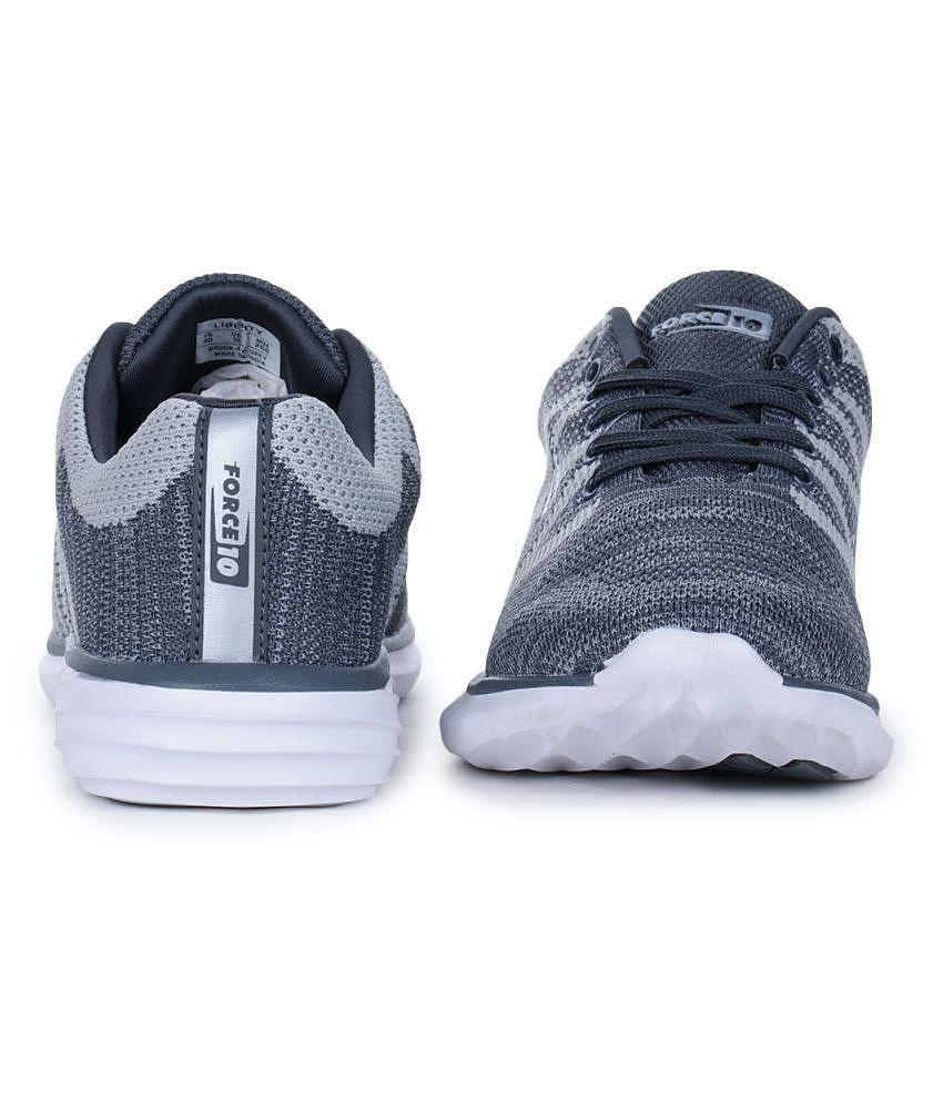 Trendy Men FORCE 10 By Liberty  Grey Men's Sports Running Shoes - 6 2025 at ShopCircuit | ONDC