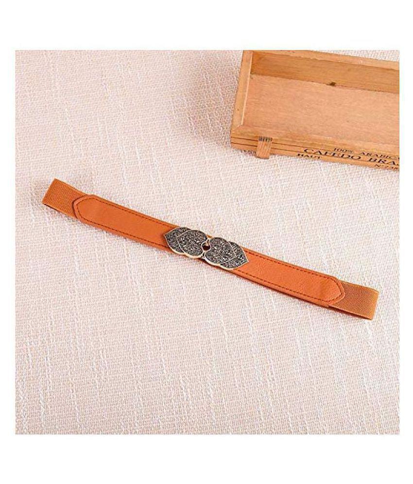 Top Men Livisorb Brown Leather Casual Belt - None 2025 at ShopCircuit | ONDC