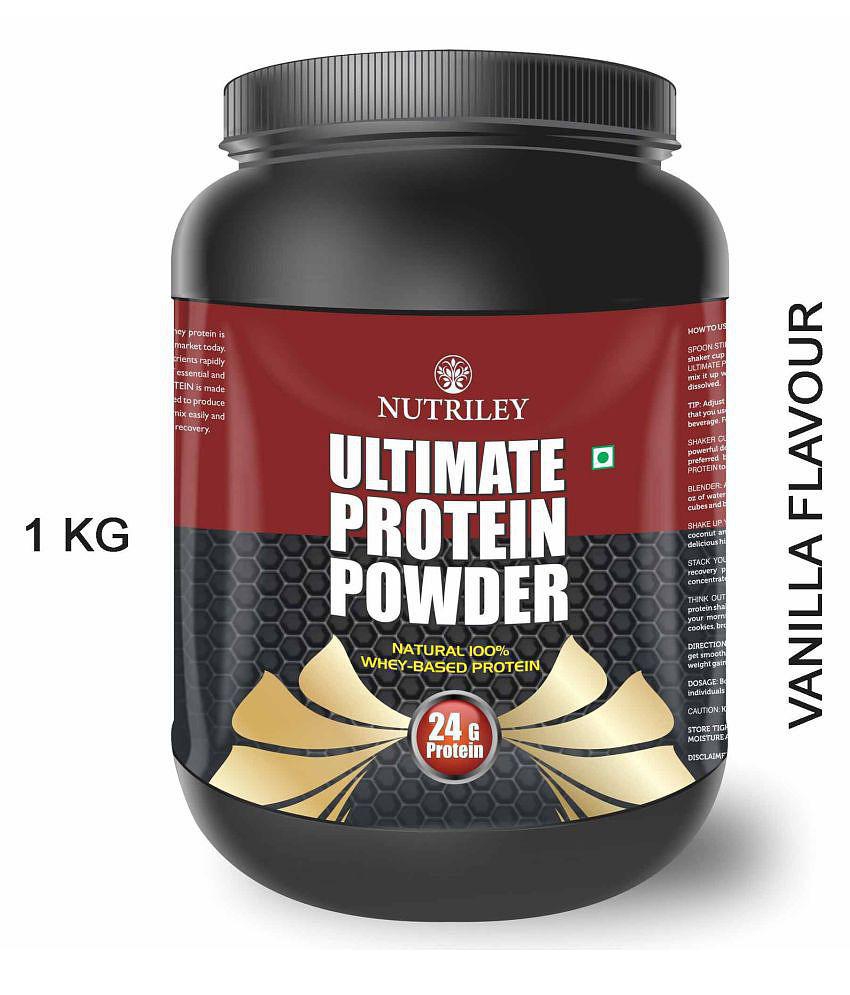 Nutriley Whey Protein for Weight Gain & Muscle Mass Gainer 1000 gm