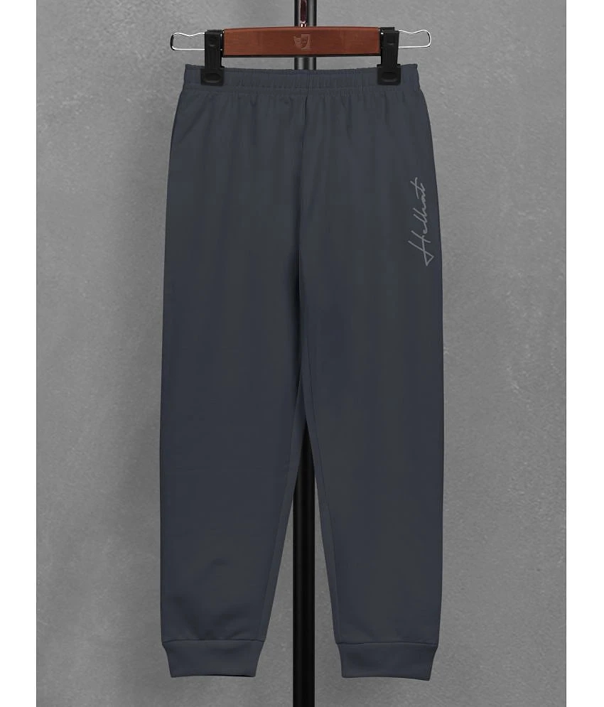 Luxurious Women HELLCAT - Dark Grey Cotton Blend Boys T-Shirt & Trackpants ( Pack of 1 ) - None 