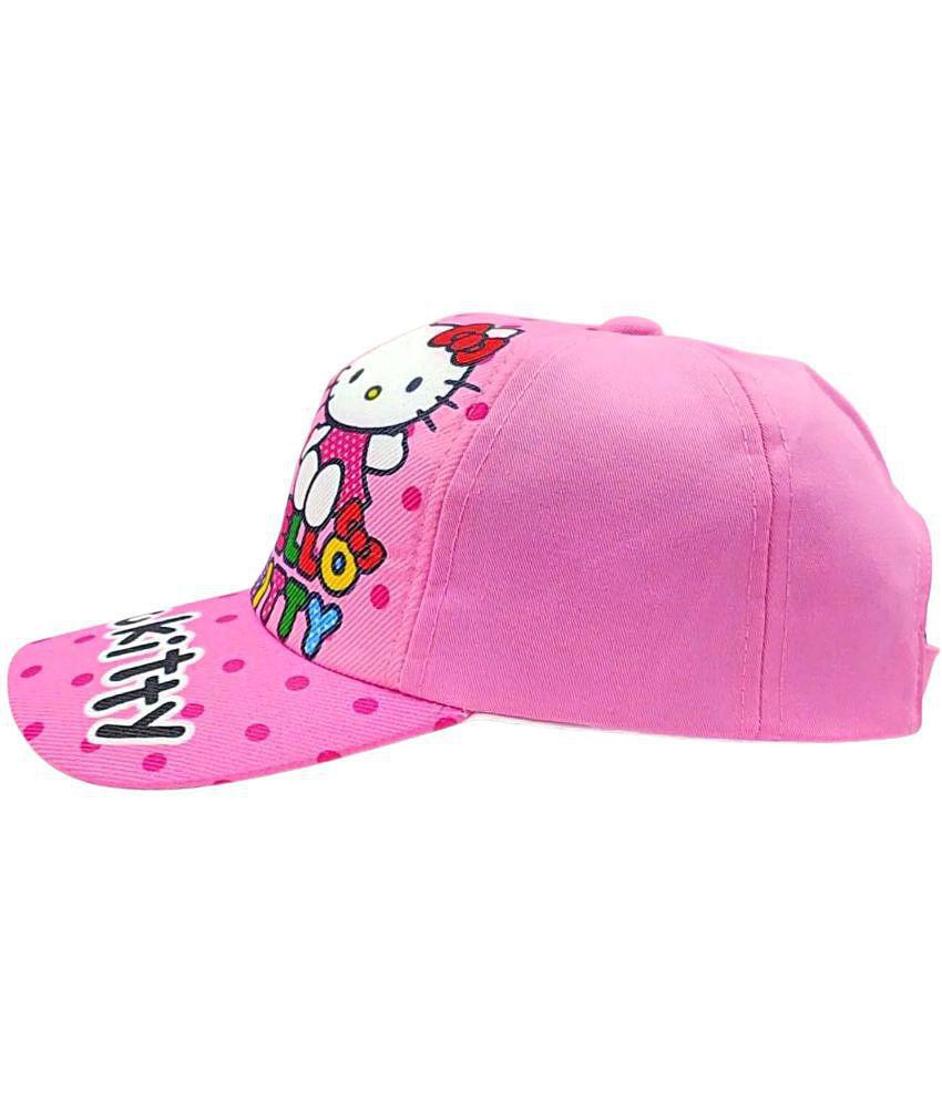 Exclusive Men Zacharias Unisex Kids Cotton Cap kc-24 (Light Pink_1-5 Years) (Pack of 1) - None 2