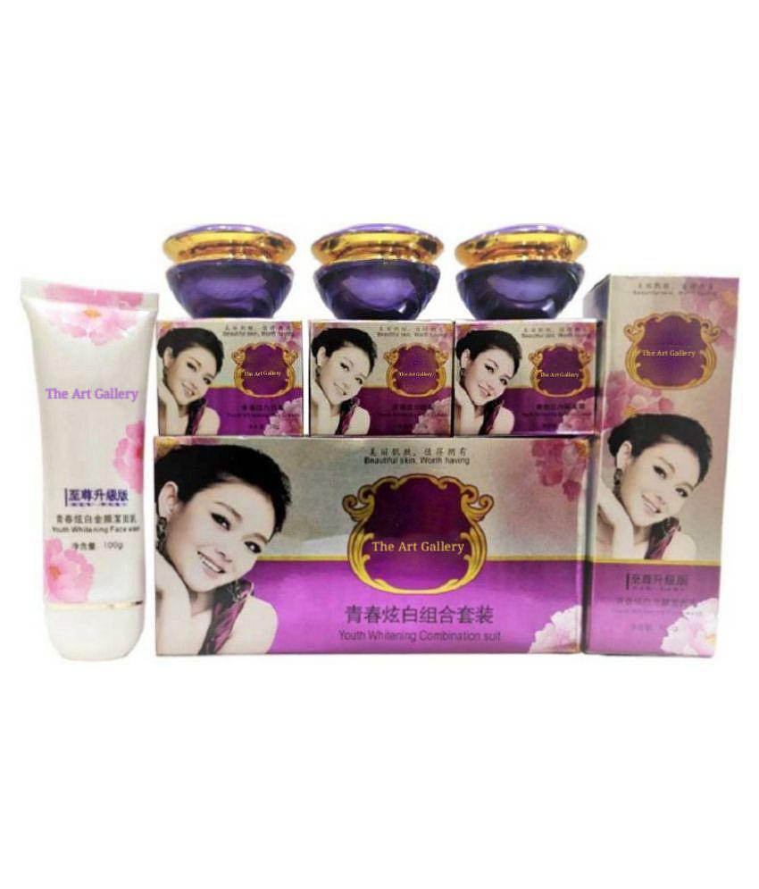 DIARA Jiaobi Cream Youth Whitening Suit Facial Kit g Pack of 4