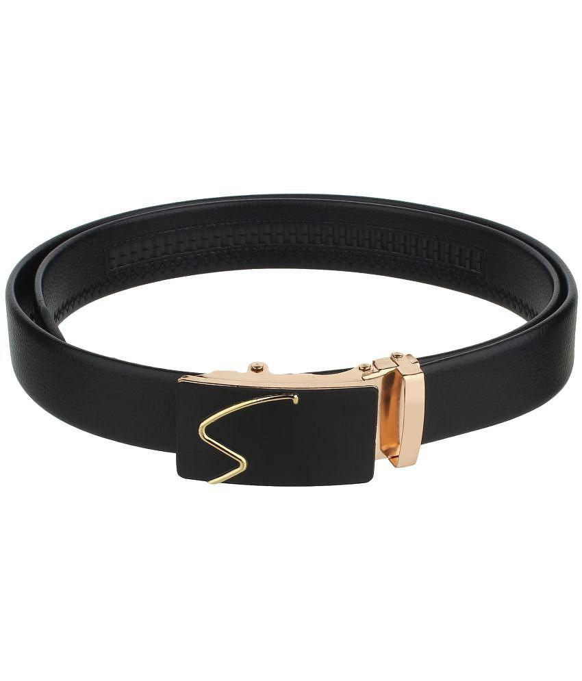 Buy Online Garg Store Zacharias - Black Canvas Men's Casual Belt ( Pack of 1 ) - None