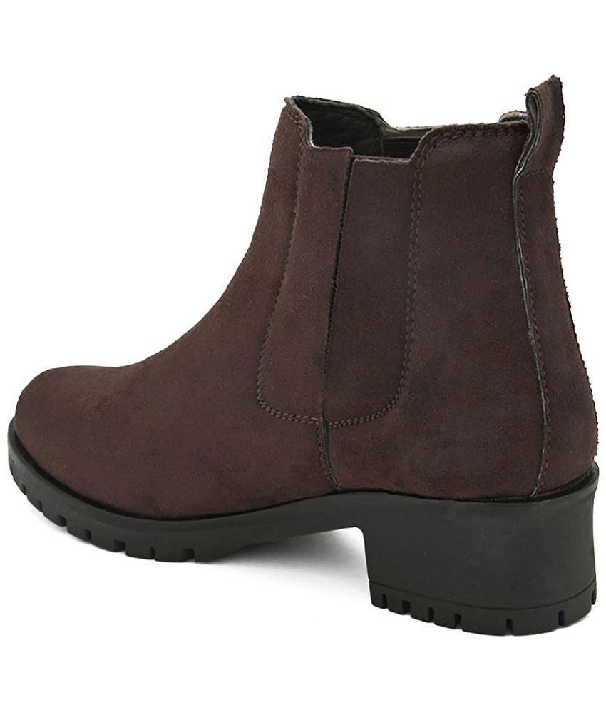 Chic Women Fentacia - Brown Women's Ankle Length Boots - None 2025 at ShopCircuit | ONDC
