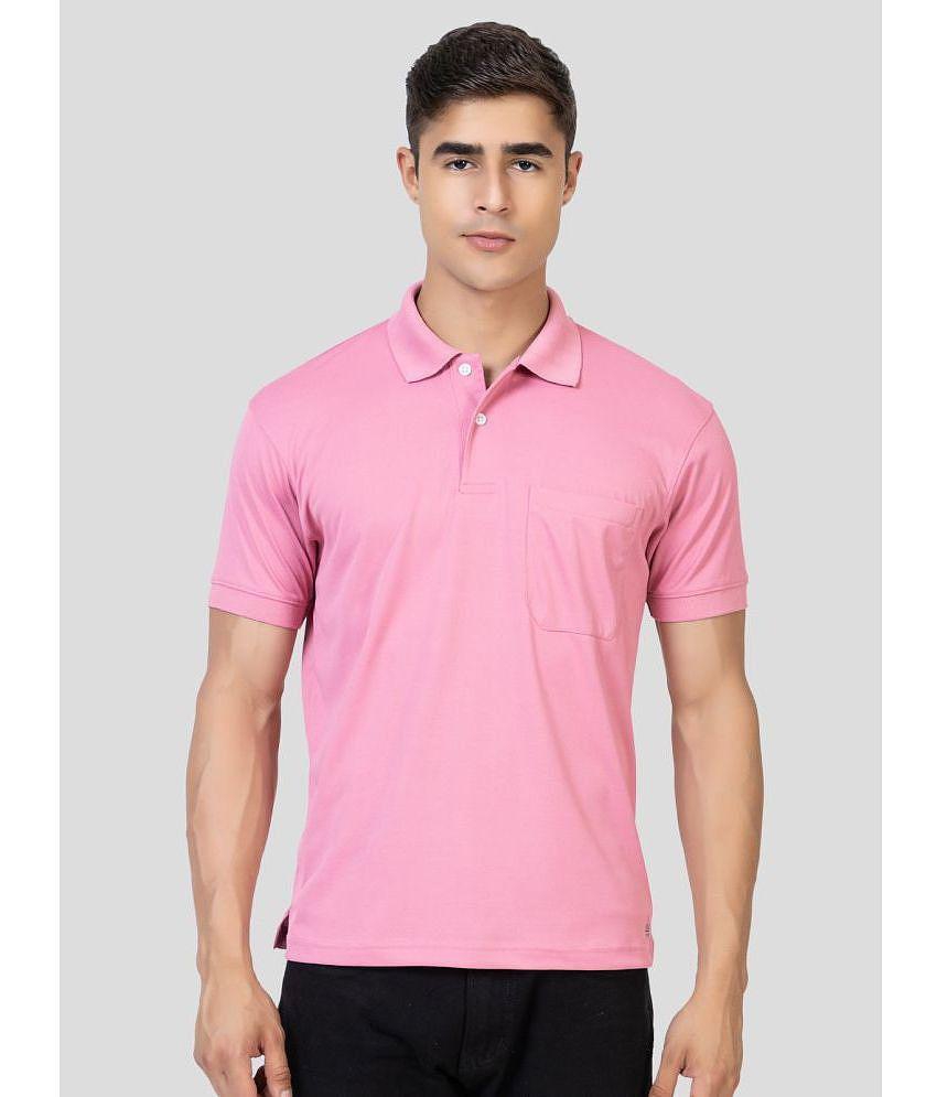 Trendy Women YHA - Pink Cotton Blend Regular Fit Men's Polo T Shirt ( Pack of 1 ) - None 2025 at