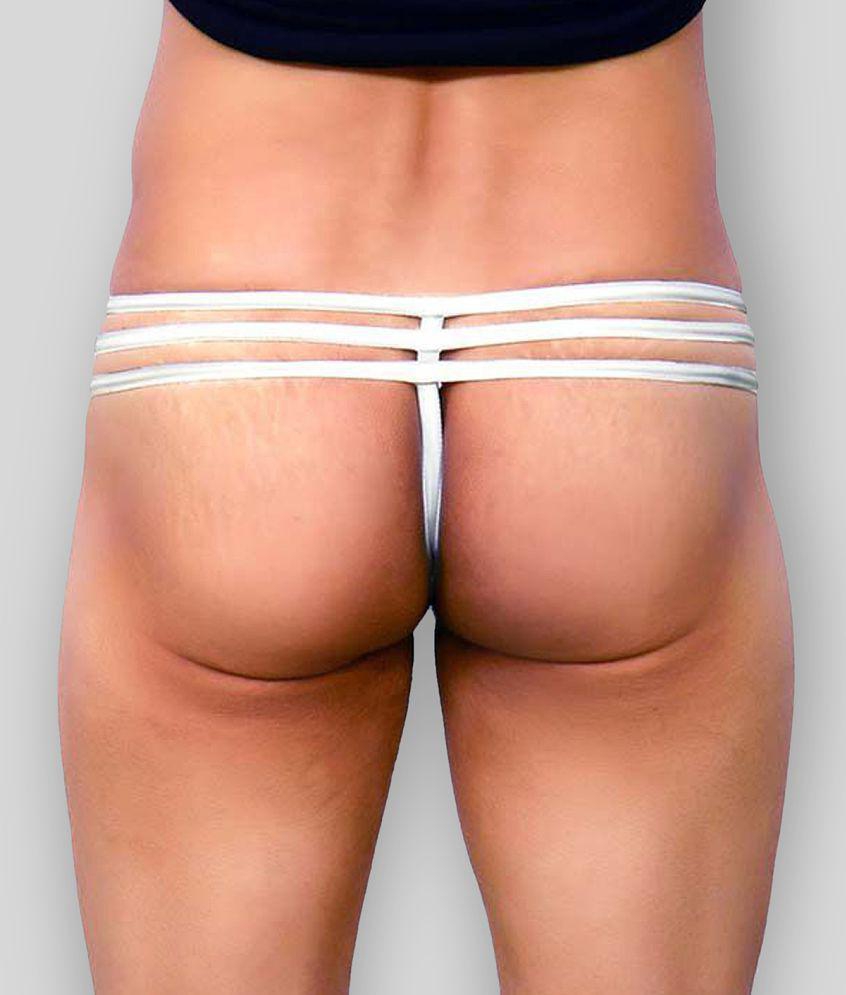 Exclusive Men La Intimo - White Polyester Men's Thongs ( Pack of 1 ) - 80 - 85 Cms 2025 at ShopC