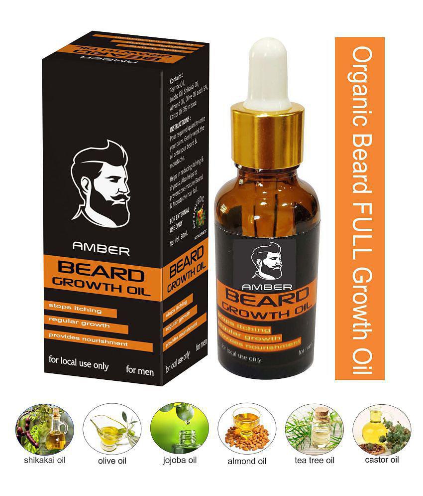 Beard GROW AMBER JOJOBA Beard Oil 50 gm