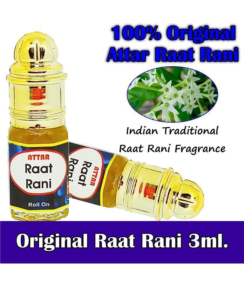 INDRA SUGANDH BHANDAR - Raat Rani Real Night Queen 100% Perfume 0% Alcohol Long Lasting Fragrance Attar For Men & Women 3ml Pack Of 1 - 50ml