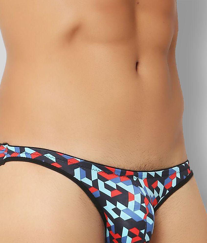 Bruchi Club - Multicolor Polyester Men's Bikini ( Pack of 1 ) - L