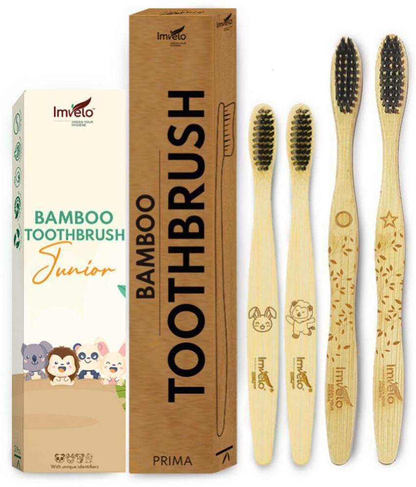 Imvelo Beige Baby Toothbrush ( 4 pcs )