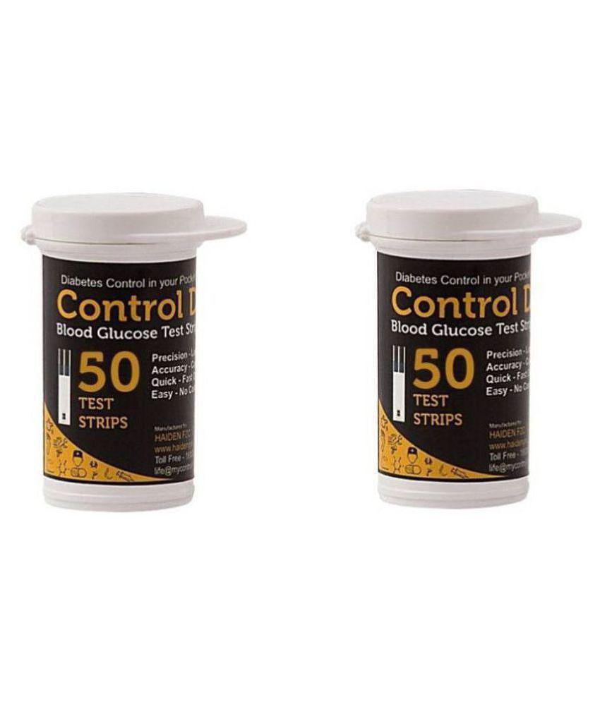 Control D 100 Sugar Test Strips 50X2 Expiry -05/2023