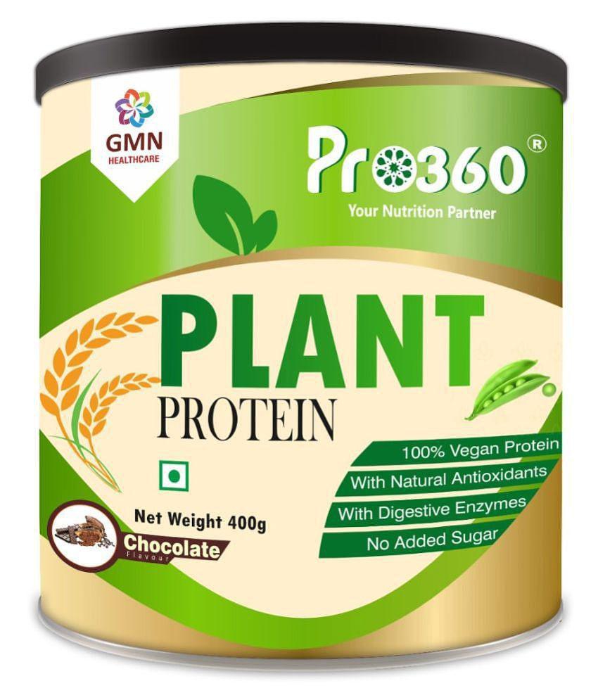 PRO360 Plant protein powder Health Drink Powder 400 gm Chocolate