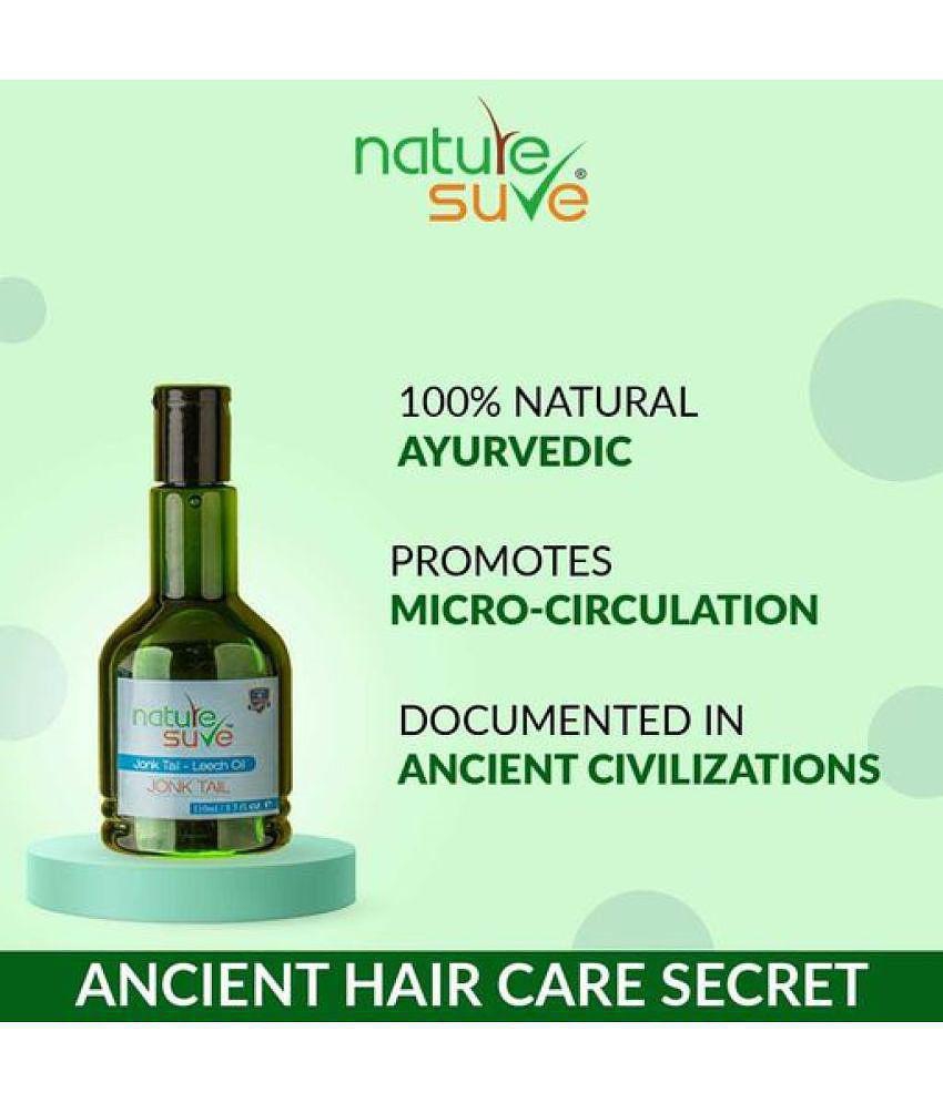 Nature Sure Jonk Tail (Leech Oil) for Hair Problems in Men & Women - 1 Pack (110ml)