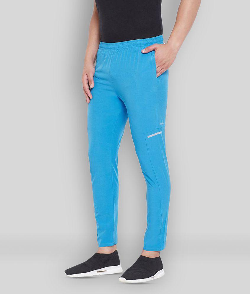 RANBOLT - Light Blue Polyester Men's Trackpants ( Pack of 1 ) - XL