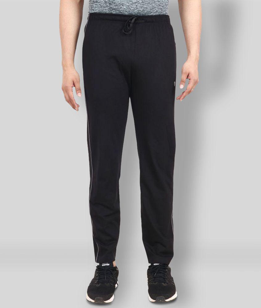 NEUVIN - Black Cotton Mens Trackpants ( Pack of 1 ) - L