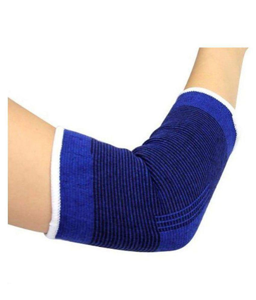 NJ STAR Ankle, Elbow, Palm, Knee Support Braces for Surgical and Sports Activity Like Hockey, Bike, Crossfit and Provides Relief. (Ankle Elbow Palm Knee Combo) - Blue