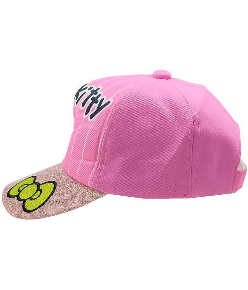 Exclusive Men Zacharias Girl's Kids Cotton Cap kc-11-Light-Pink-(Pack of 1) (1-4 Years) - None 2
