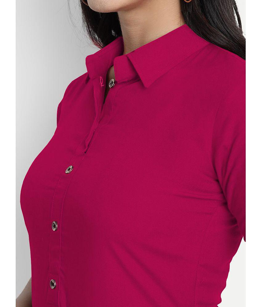 Elegant Women CARTSHOPY - Pink Rayon Women's Straight Kurti ( Pack of 1 ) - None 2025 at ShopCir