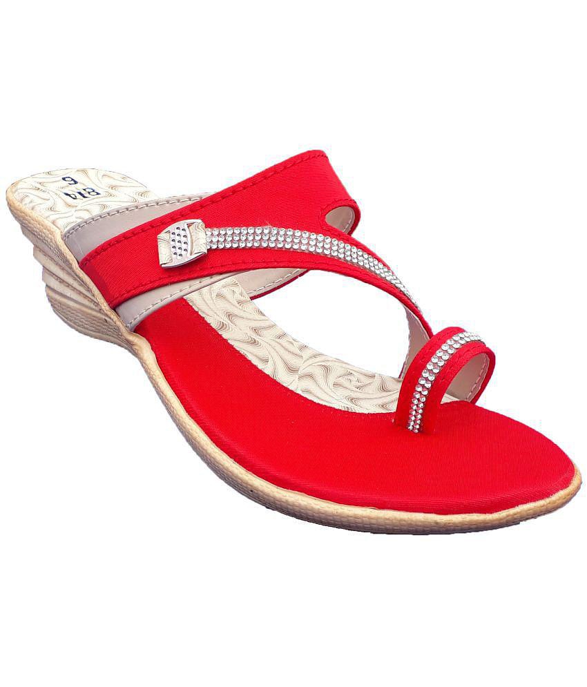 Dream Makers - Red Women's Slip On Heels - None