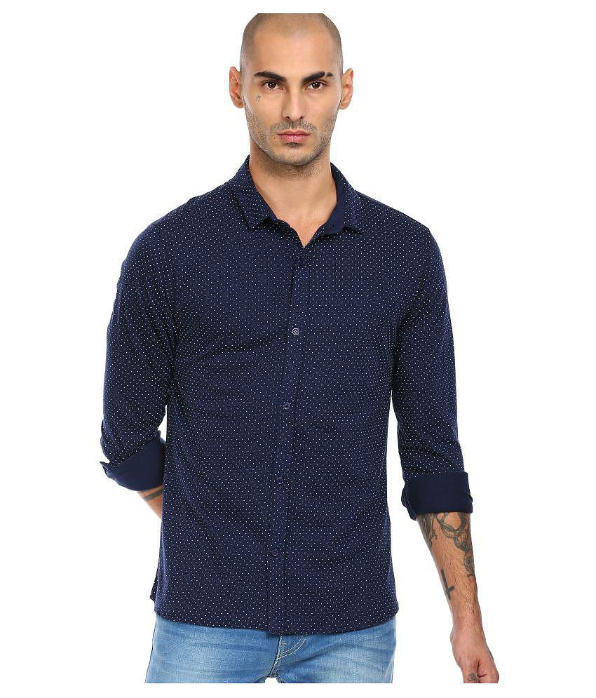 Colt - Blue Cotton Regular Fit Men's T-Shirt ( ) - None