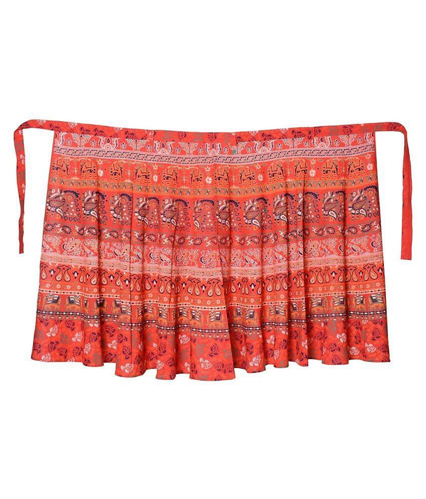 Best Men Rangun Cotton Straight Skirt - Red - 29-32 2025 at ShopCircuit | ONDC
