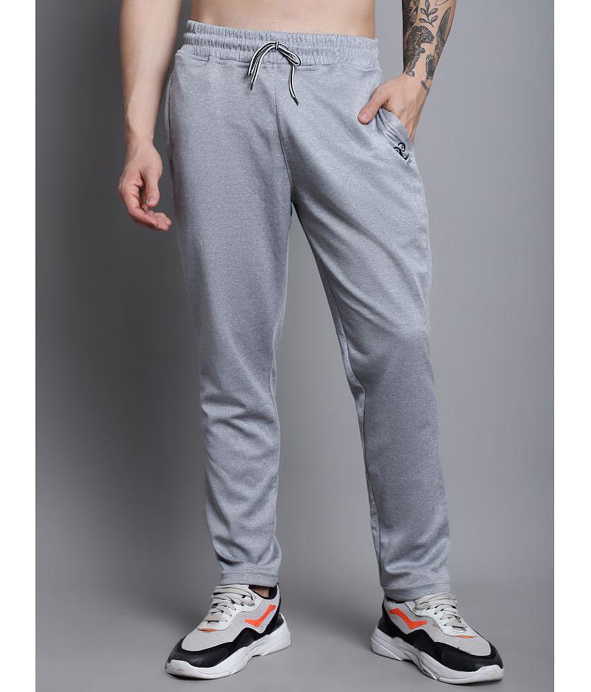 9TY3REE - Grey Polyester Men's Trackpants ( Pack of 1 ) - None