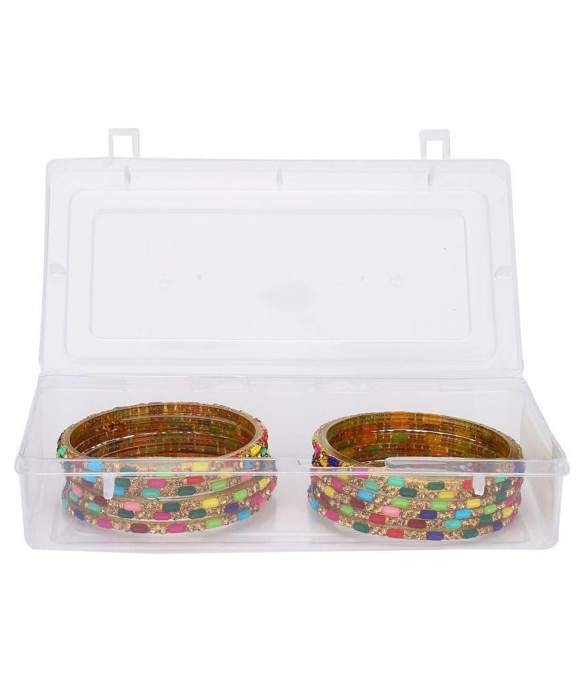 New Men Somil Designer Colorful Collection Multi 12 Fashion Bangle Set Ornamented With Exclusive