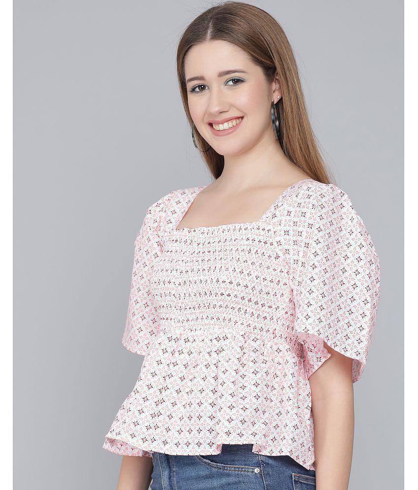 New Men Addyvero - Pink Rayon Women's Empire Top ( Pack of 1 ) - S 2025 at ShopCircuit | ONDC