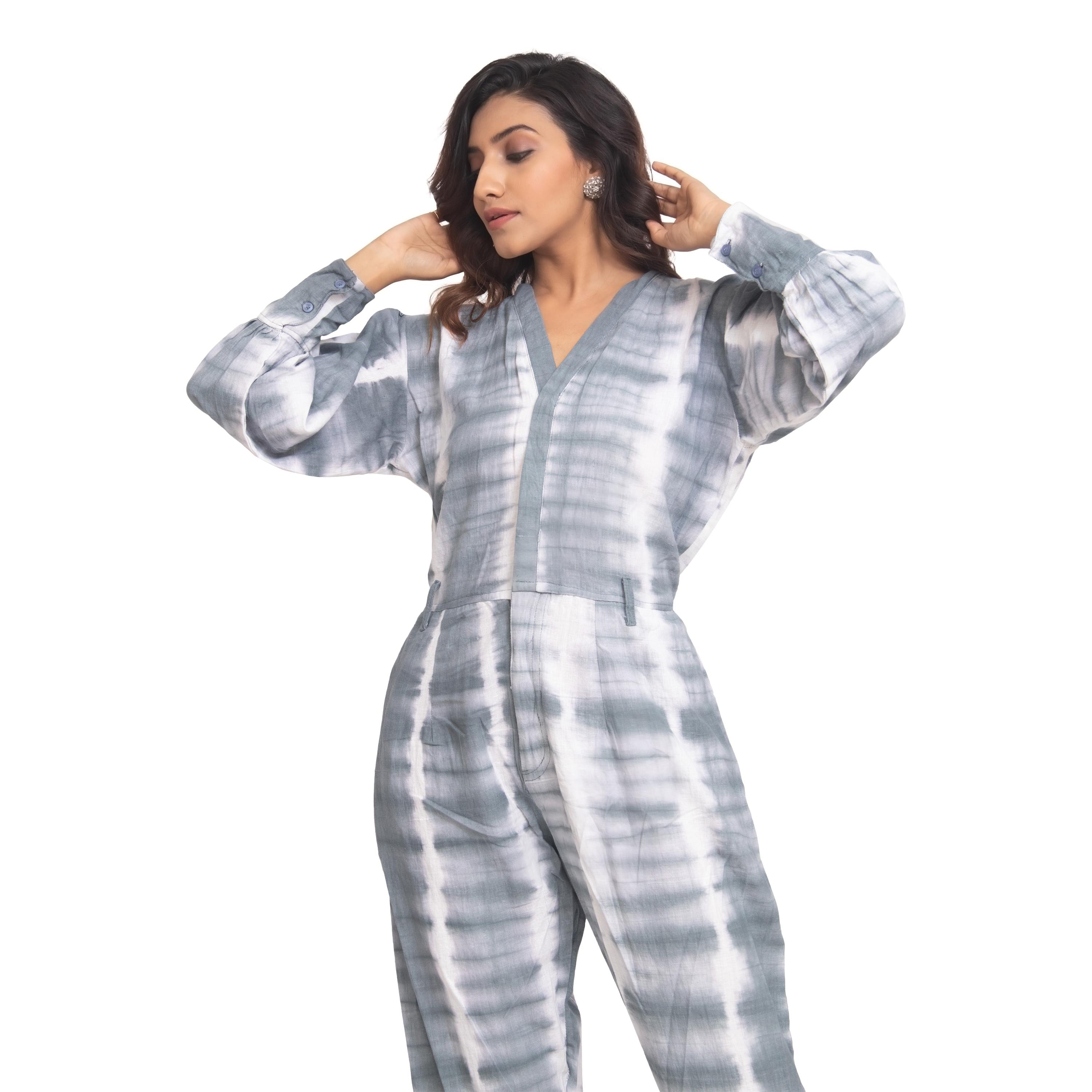 Kani Khadi Tie Dye Jumpsuit - None