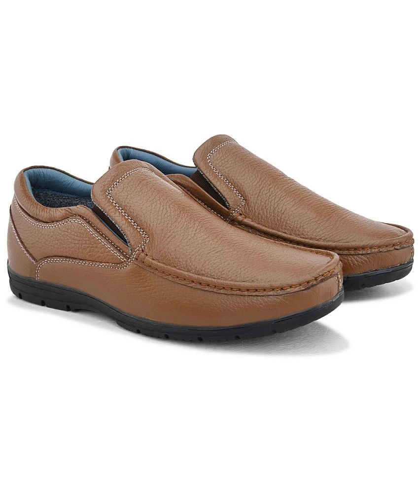 Top Men Fashion Victim Brown Mens Slip On Formal Shoes - None 2025 at ShopCircuit | ONDC