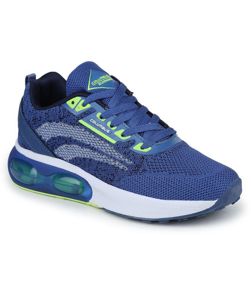 Columbus - SHOOT Sports Shoes Blue Mens Sports Running Shoes - None