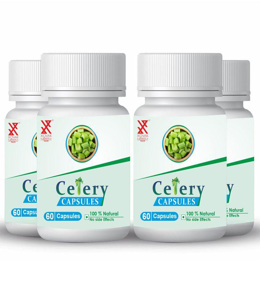 xovak pharmtech Organic Celery Capsule 200 gm Pack Of 4