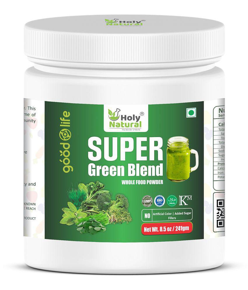 Holy Natural Super Green Blend 241 gm Multivitamins Powder