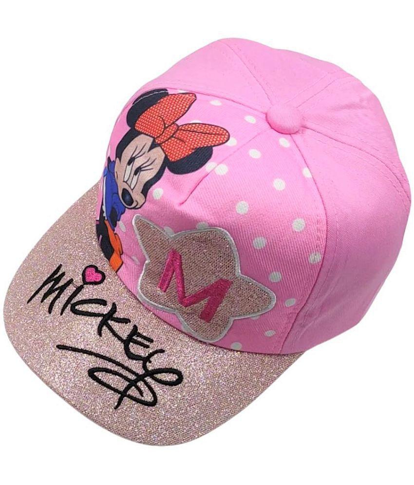 Top Men Zacharias Girl's Kids Cotton Cap kc-14-Light-Pink (Pack of 1) (1-4 Years) - None 2025 at