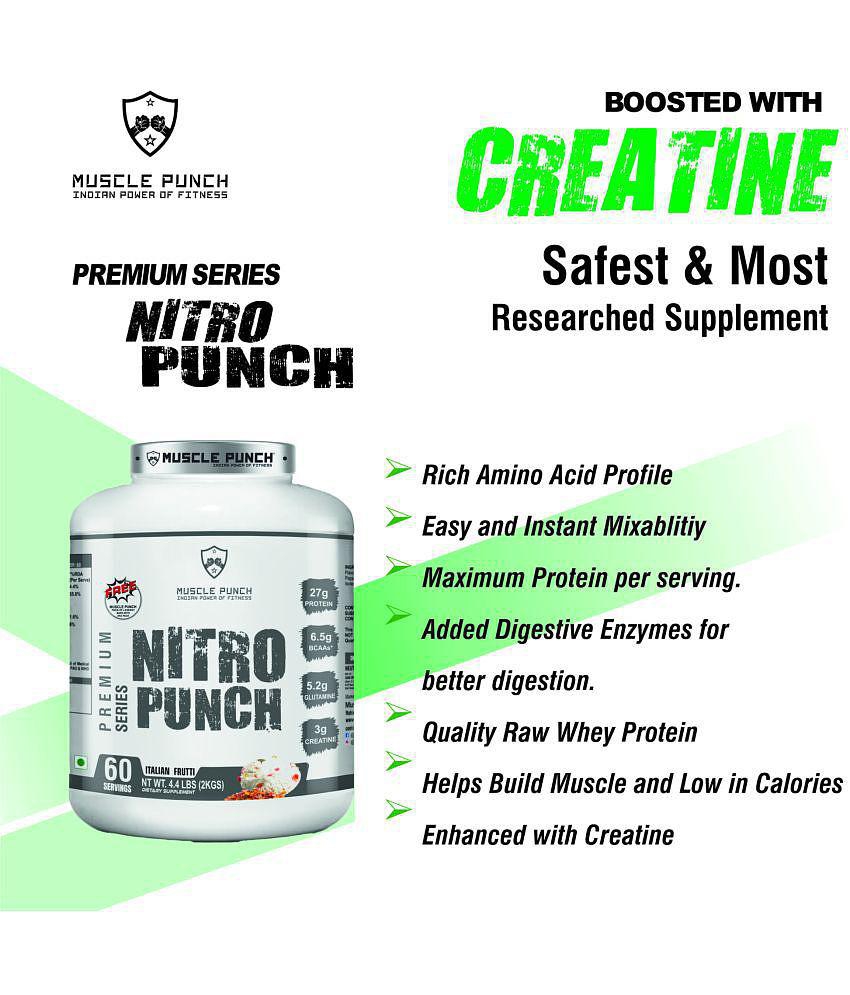 Muscle Punch | Nitro Punch 100% Whey Isolate â?? CREATINE LOADED 2 kg