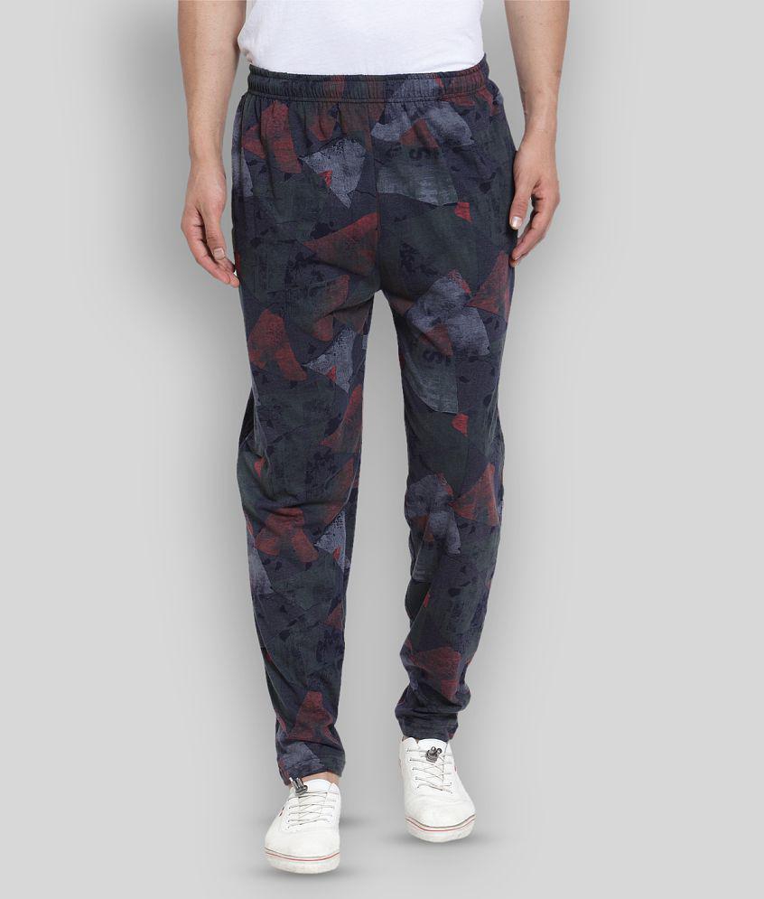 Uzarus - Multicolor Cotton Mens Trackpants ( Pack of 1 ) - 2XL