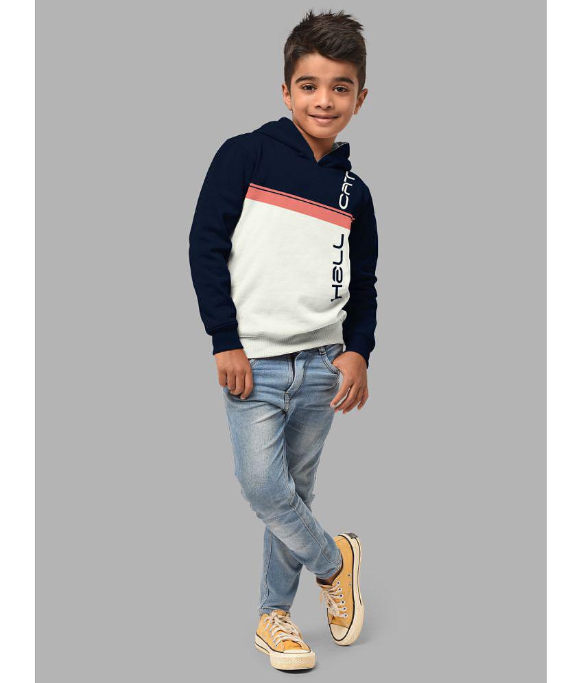 HELLCAT - Beige Cotton Blend Boys Sweatshirt ( Pack of 1 ) - None