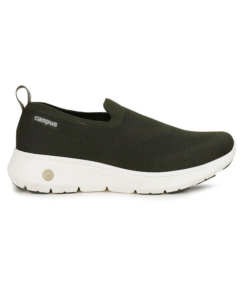 Campus Lifestyle Olive Casual Shoes - 9